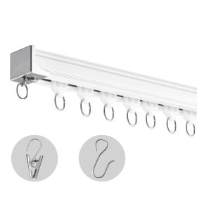 Ceiling Curtain Track Set, 11.8 FT/3.6 Meter, Sliding Ceiling Track System for Curtains