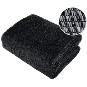 12ft*6ft This Finished Black Shade Net Provides Efficient Shading, Protects Plant Health, And Enhances Gardening Results. (Option: 12ft20ft)